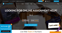 Desktop Screenshot of livewebtutors.com